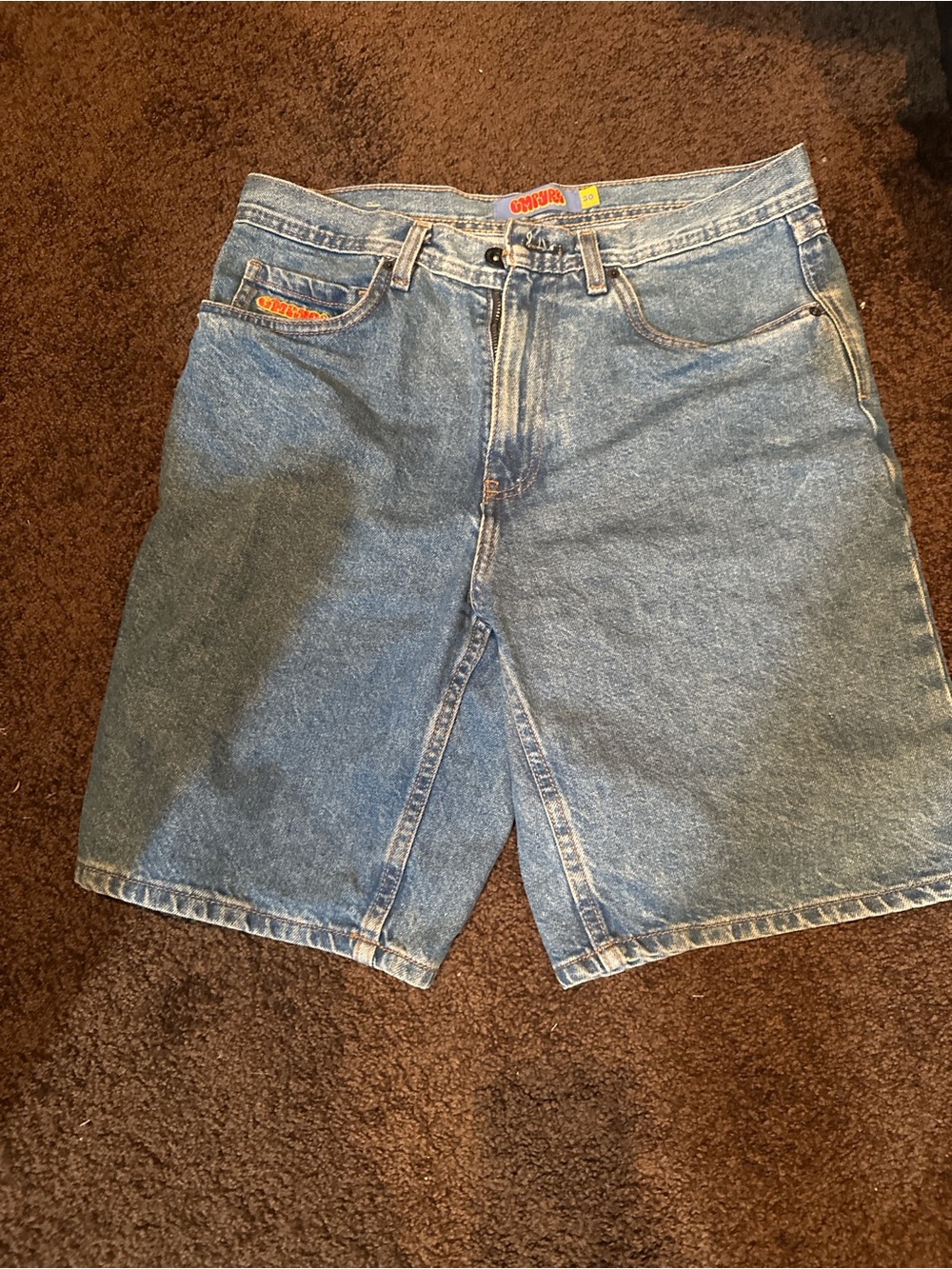 Unbranded Men's Light Blue Denim Jean Shorts - Casual Relaxed Fit